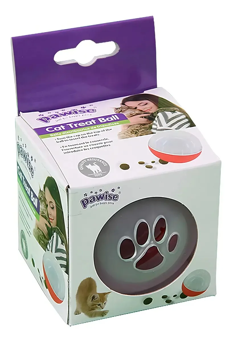 Porta Petisco Para Gatos 8.5cm Vermelho