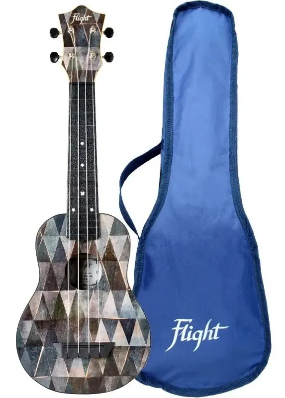 Ukulele soprano cinza Flight Tus TUS40