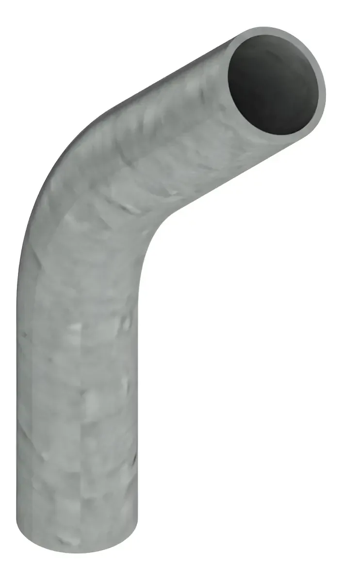Curva galvanizada de 45° com microcontrole Daisa Ø7/8' 22,22 mm
