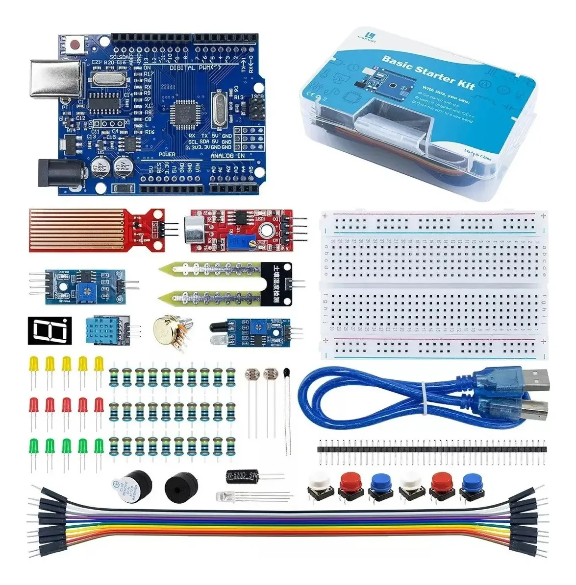 Placa de microcontrolador JINLAN UNO R3