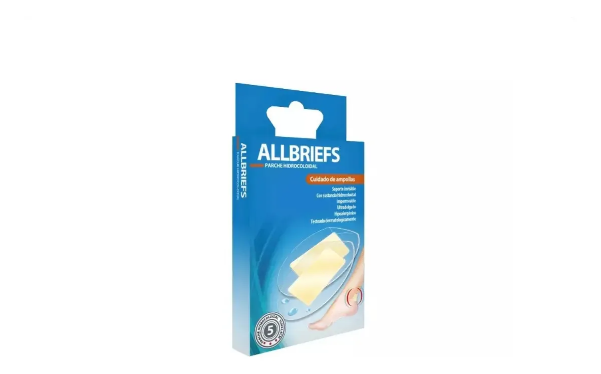 Allbriefs Adesivo Hidrocolóide para Cuidado de Bolhas