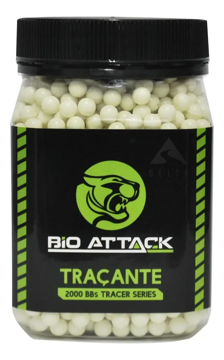 Munição Airsoft Bbs Esfera 6mm Bolinha Bioattack Tracer 0.20
