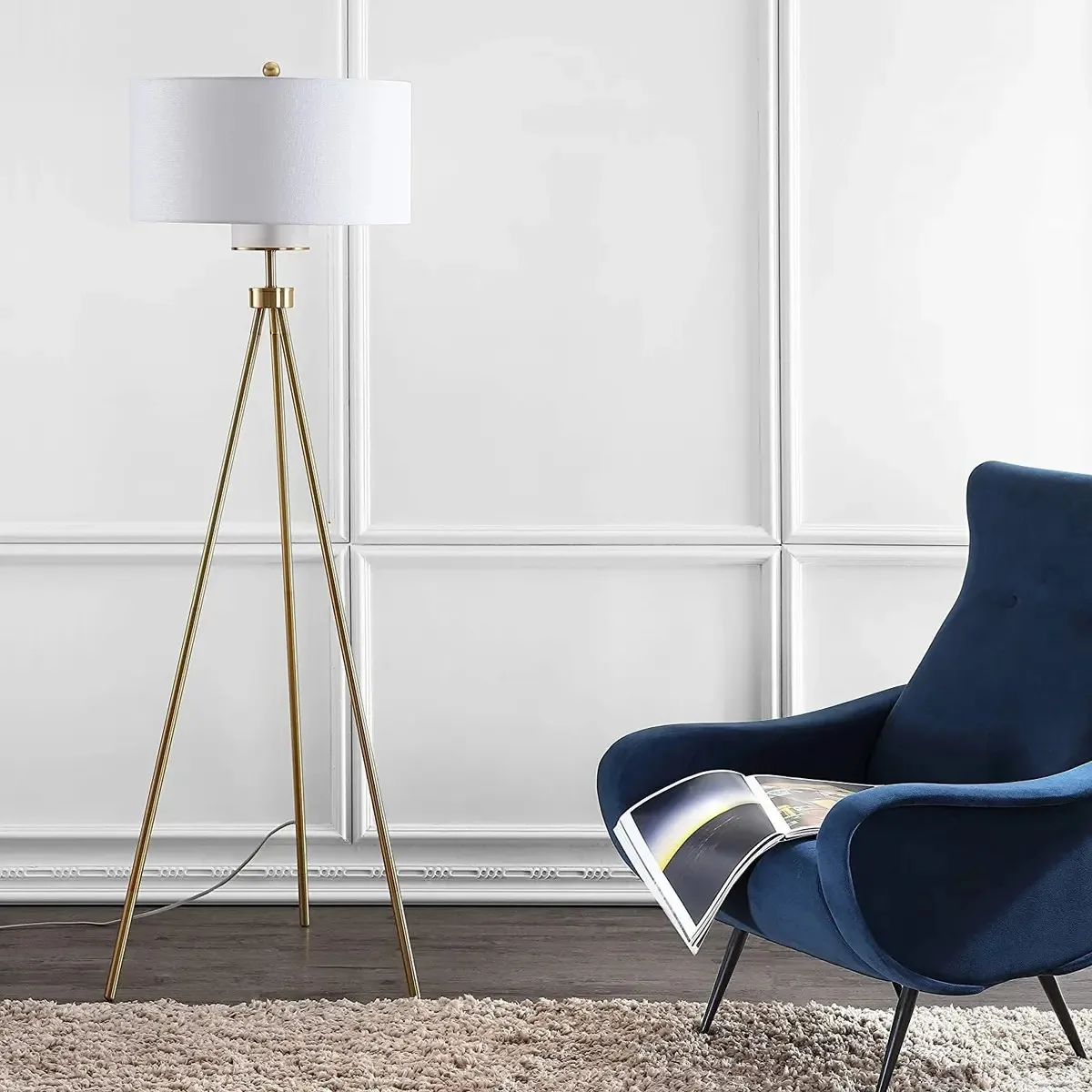 Candeeiro de chão Safavieh FLL4008a Lighting Collection Enrica