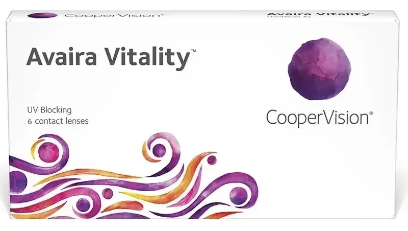 Lentes De Contato Avaira Vitality - Descarte Mensal Grau Esférico +0.75 Hipermetropia