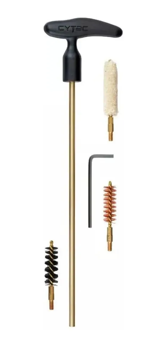 Kit de limpeza de pistolas Cytac Cal 9mm .40 .45 .38