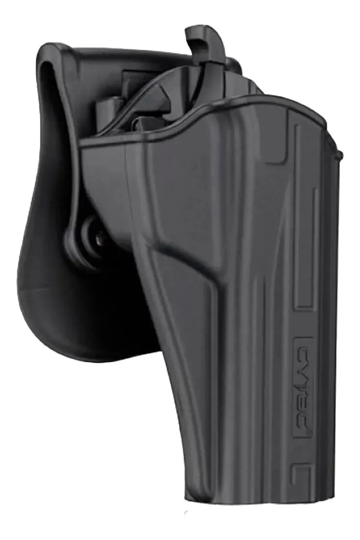 Coldre Cytac Preto Ajustável para Armas Beretta 92 92fs Externo Polímero