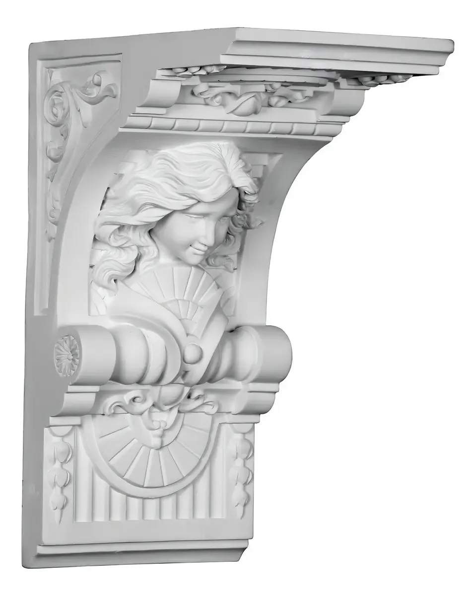 Ekena Millwork Cor08x06x12HE 8 polegadas de largura x 6 polegadas