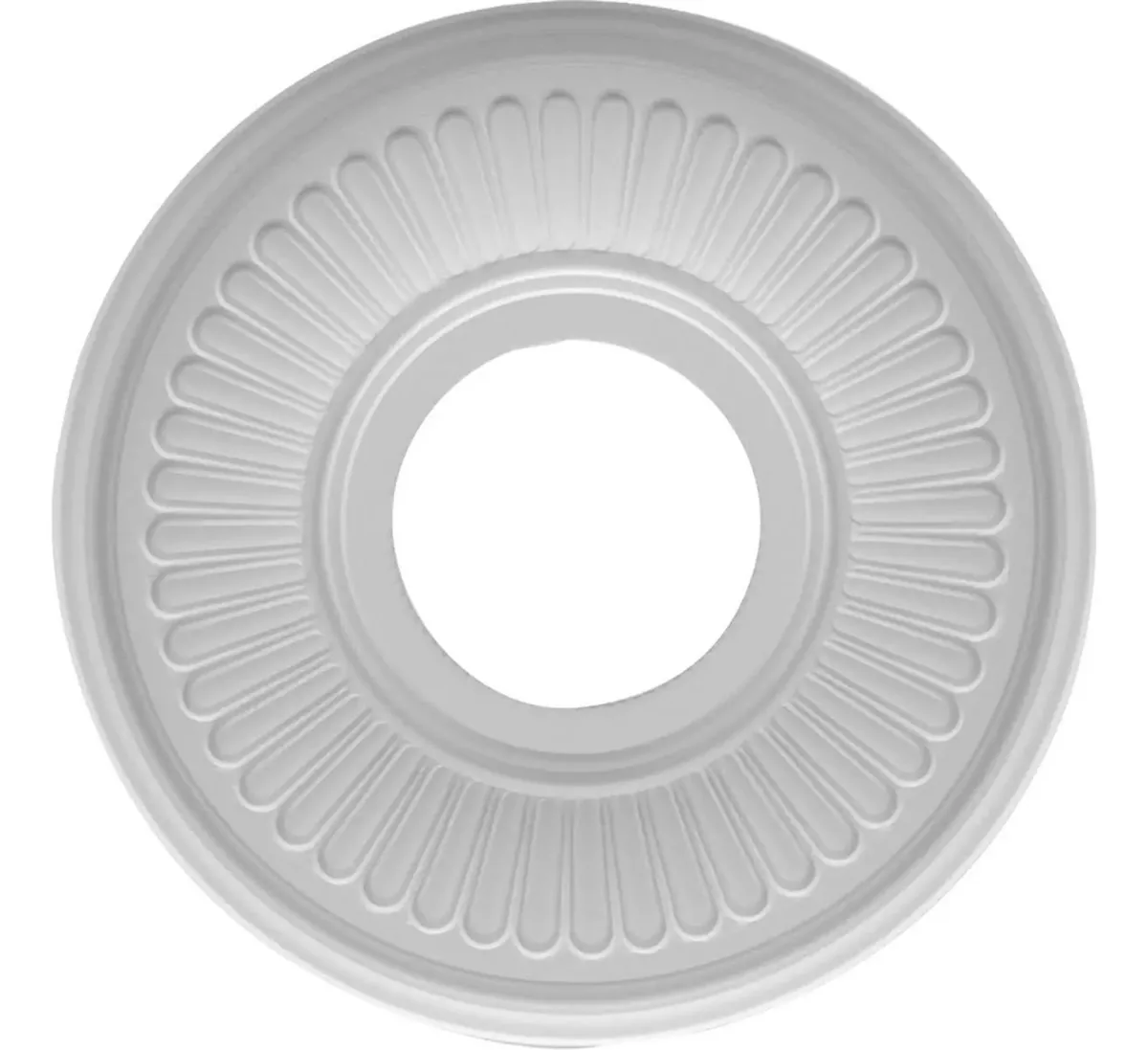 Medalhão de PVC termoformado Ekena Millwork CMP22be Berkshire