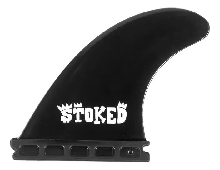 Stoked Plas Fut, unissex, quilha preta, tamanho único