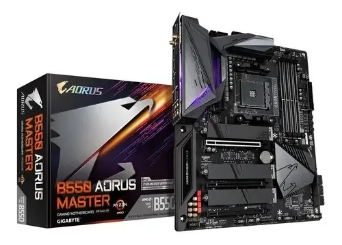 Mãe Gigabyte B550 Aorus Master Amd 3ª geração