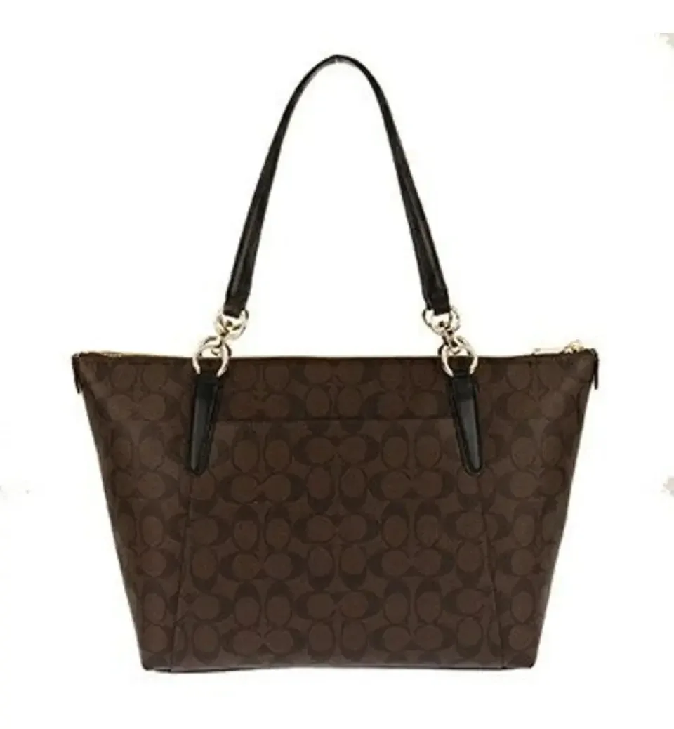 Bolsa Coach em assinatura F58318 Imaa8 Café/Oscuro