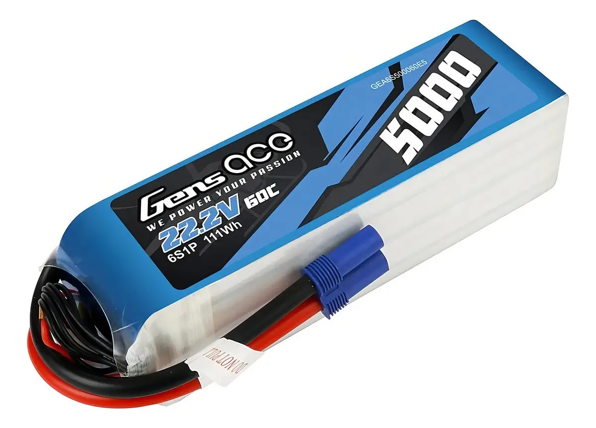 Baterias Lipo Gens Ace 6s 5000mah 22.2v 60c Ec5