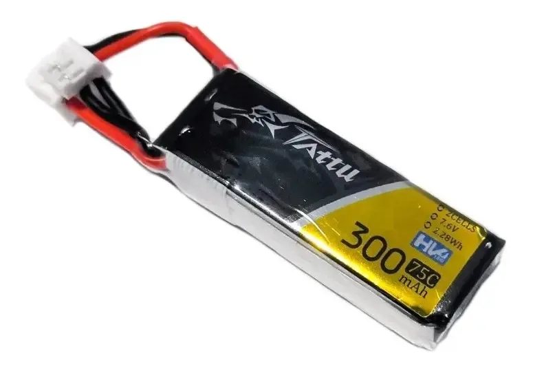 Bateria Tattu Lipo 300mAh 2s 7,6v Hv 75c Phr2.0