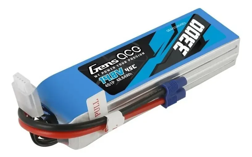 Bateria Gens Ace Lipo 3300mah 14.8v 4s 45c