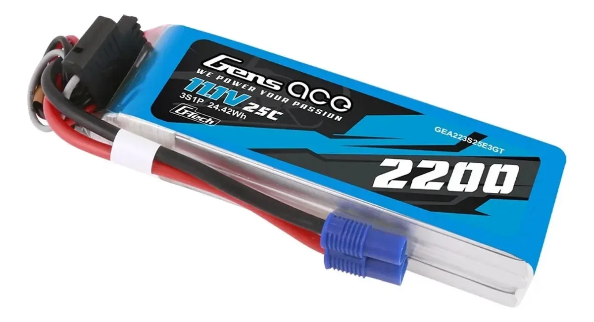 Bateria Lipo Gens Ace 2200mah 3s 11.1v 25c - Xt60