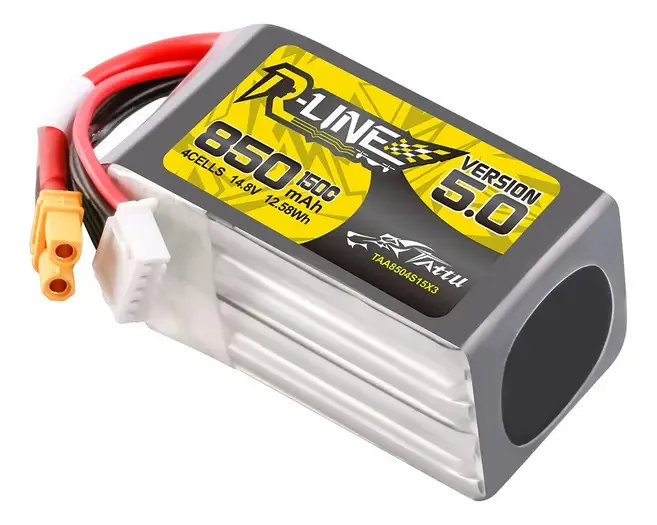 Bateria Tattu R-line 850mah 14,8v 4s 130c Lipo Drones