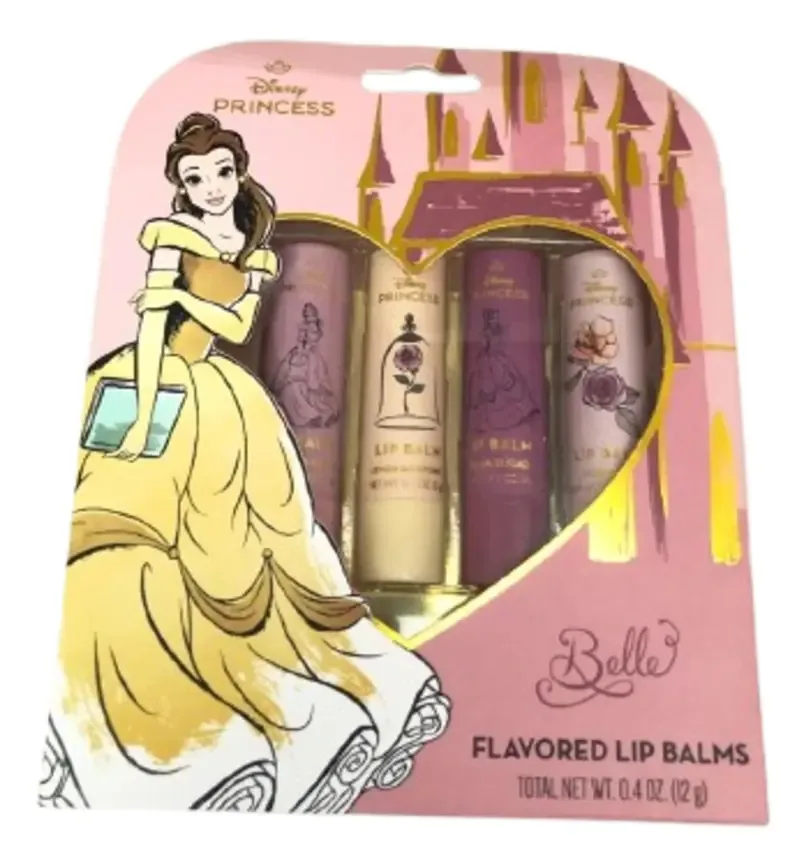 Disney Princess 4 Protetores Labiais C/sabor - Bela