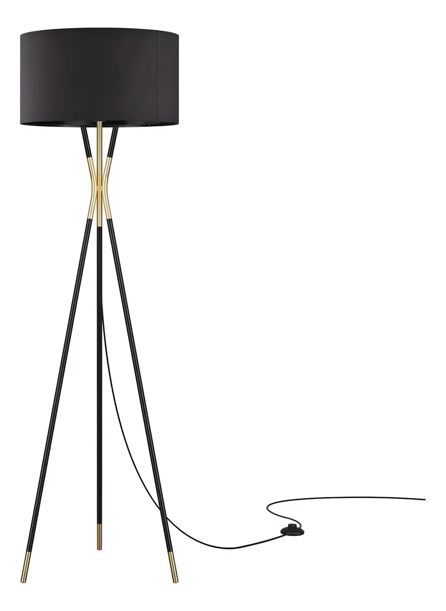 Modway Audrey - Luminária de chão em preto e preto