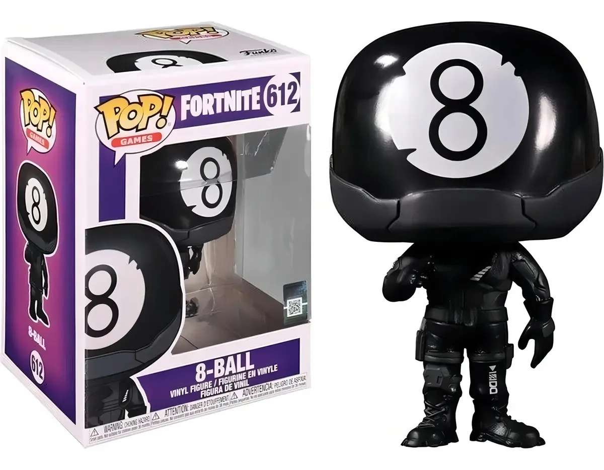 Boneco Funko Pop Games 8-ball 612 Fortnite Video Game Jogo