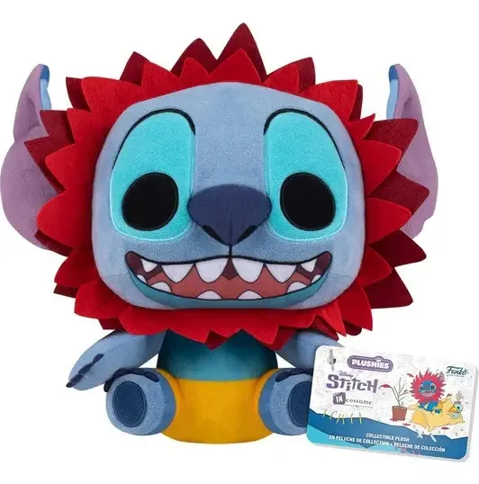 Pelúcias Funko - Stitch Like Simba - Lilo e Stich em vermelho