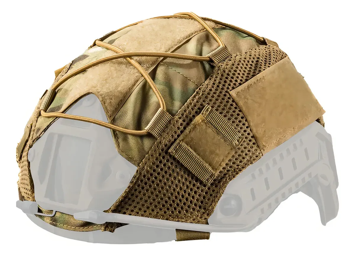 Capa Onetigris Multicam para capacete de airsoft sem capacete