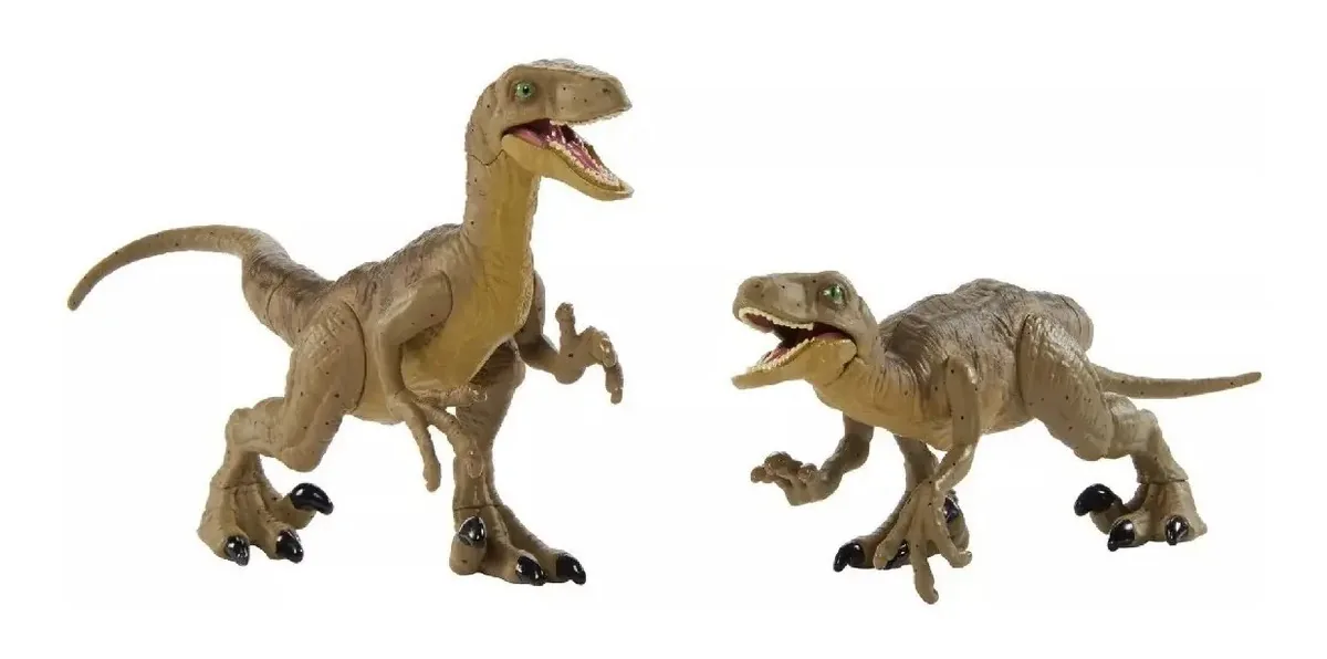 Dinossauros com figuras Jurassic World Isla Nublar Escape