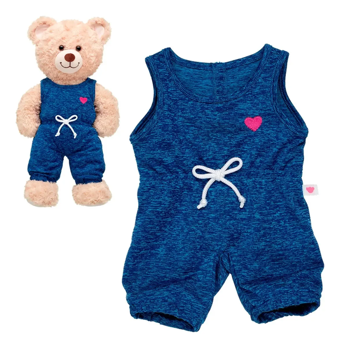 Macacão azul Build-a-Bear
