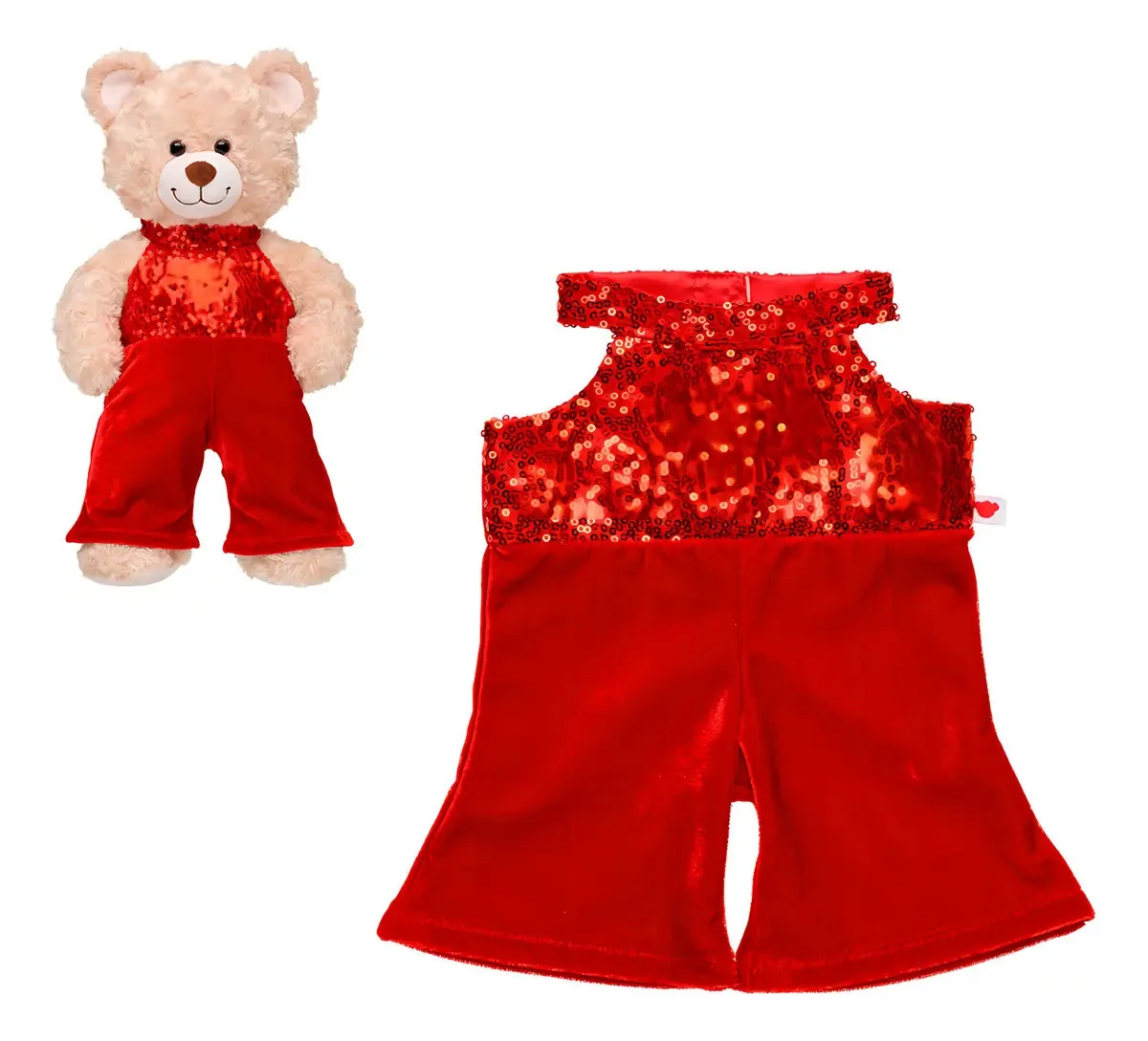 Macacão vermelho Build-a-Bear
