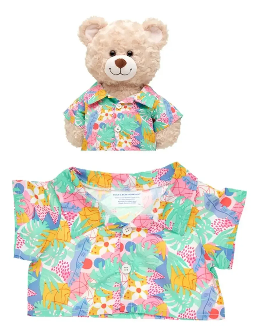 Camisa tropical Build-a-Bear