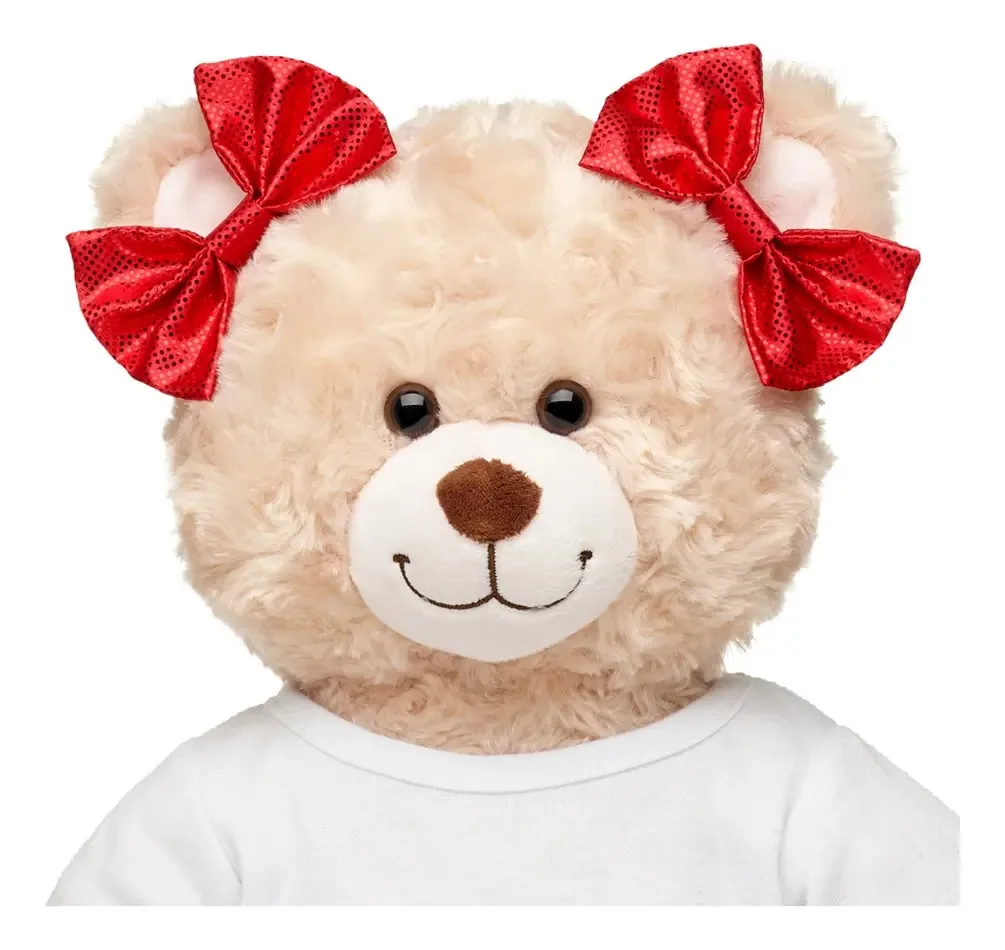 Conjunto de 2 laços vermelhos Build-a-Bear