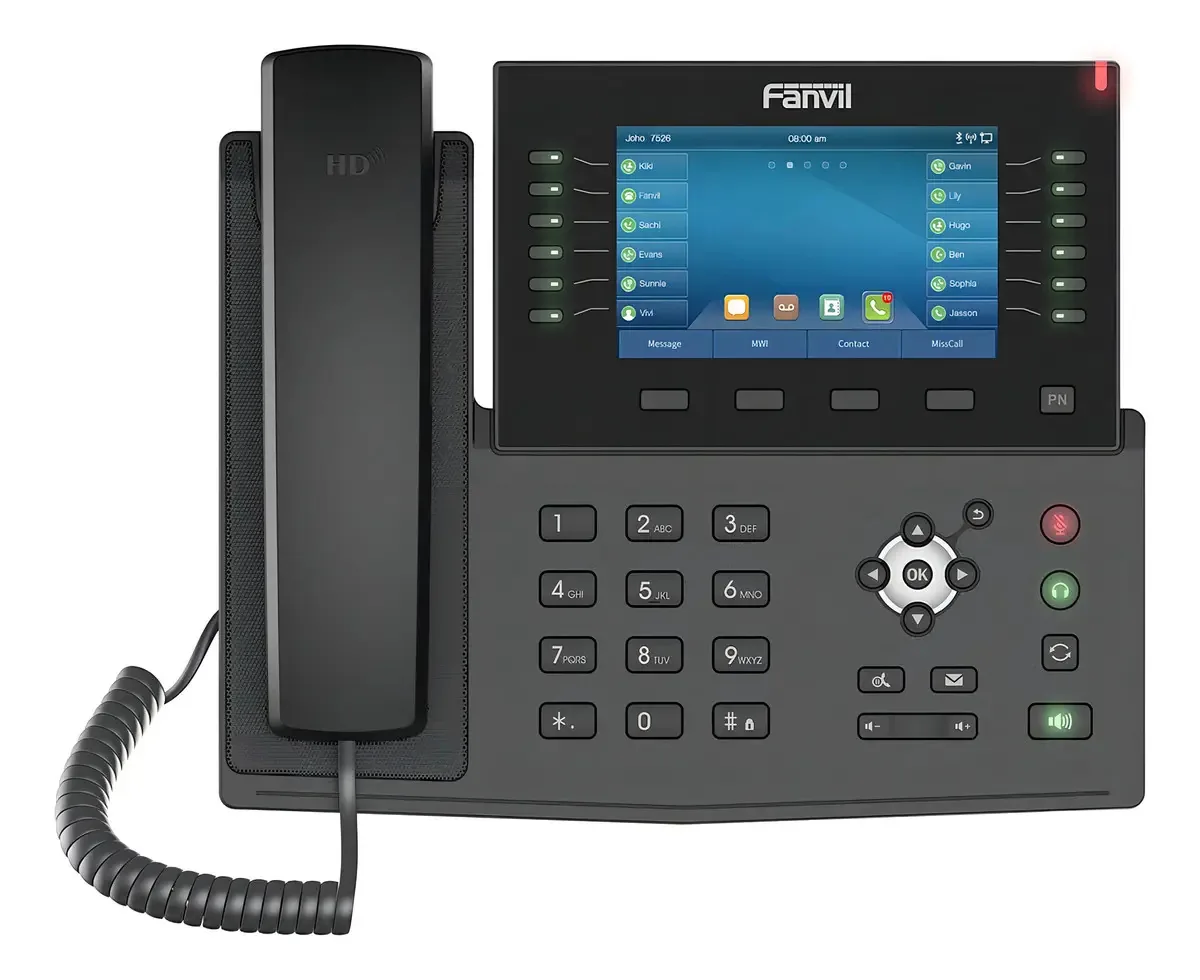 Telefone Voip Fanvil X7c 20 Linhas Gigabit Ethernet