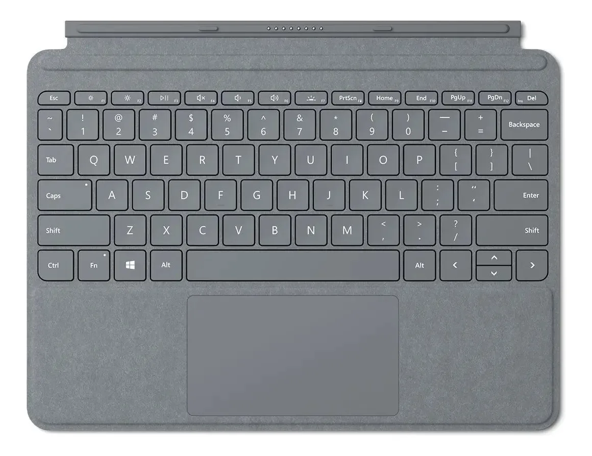 Capa tipo assinatura Microsoft Surface Go (platina)