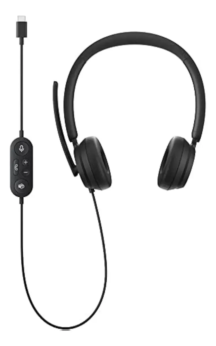 Fones de ouvido Microsoft Modern USB-c, fones de ouvido