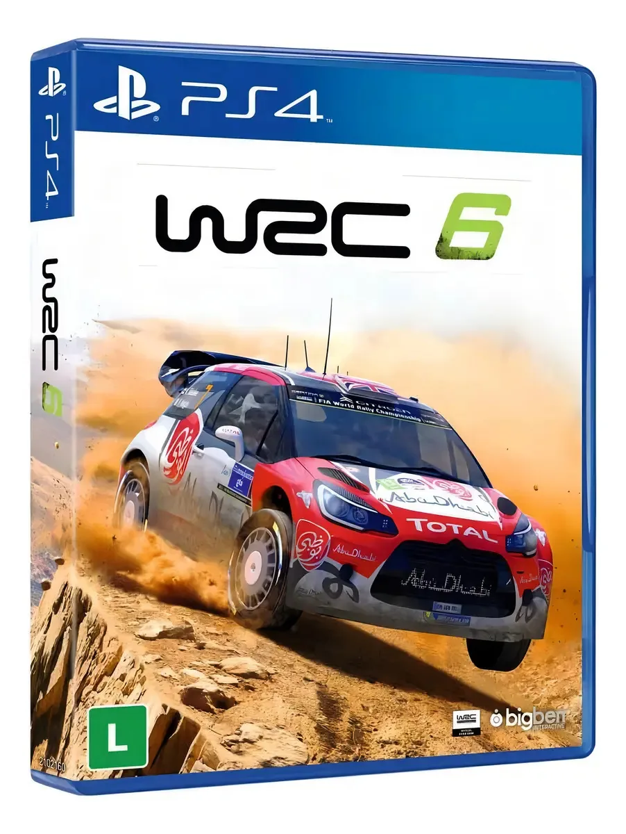 Jogo Original Mídia Física Wrc 6 Para Playstation 4 Bigben