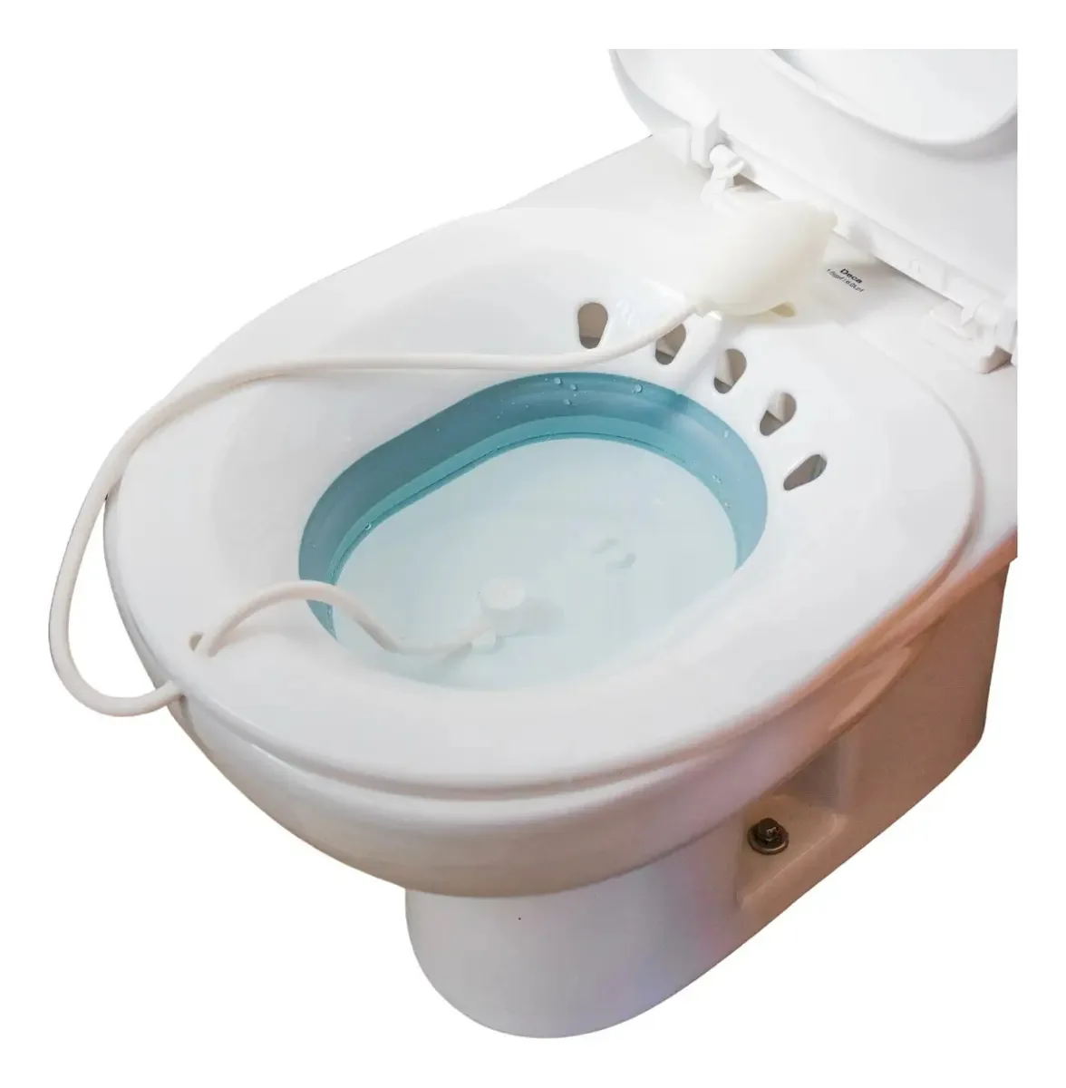 Bacia Banho De Assento Retrátil Higiene Íntima Branco