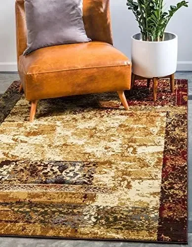 Coleção Unique Loom Barista Abstract Modern Rustic C