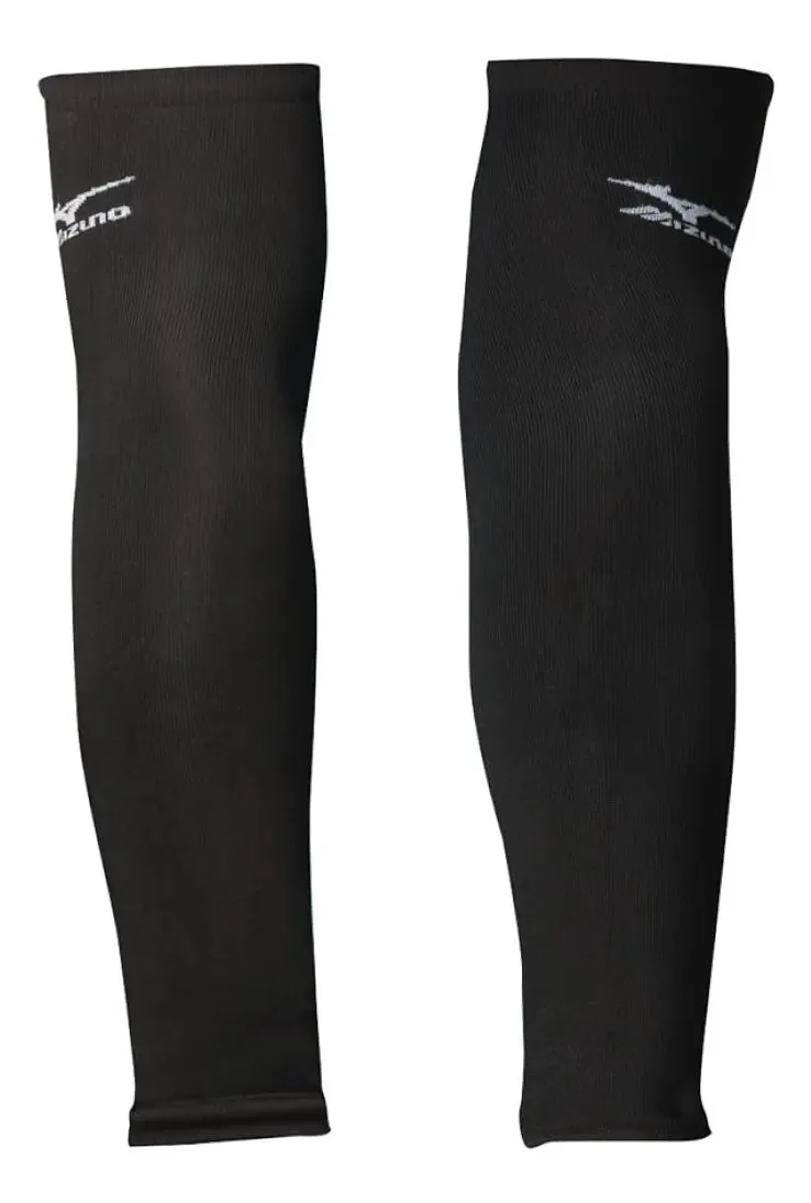 Mangas de compressão Mizuno, para voleibol, tamanho único, pretas