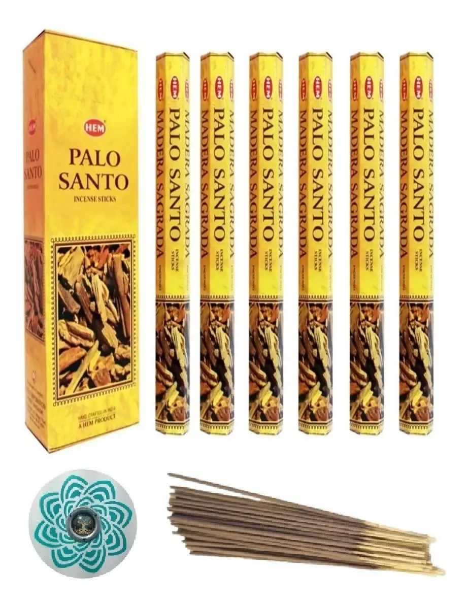 Bainha 120 palitos com porta-incenso redondo de madeira San Judas Thadeo Fragrance