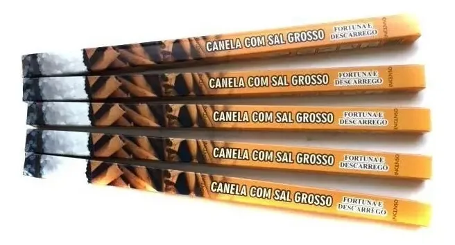 Inc Canela C/ Sal Grosso Darshan Cx25