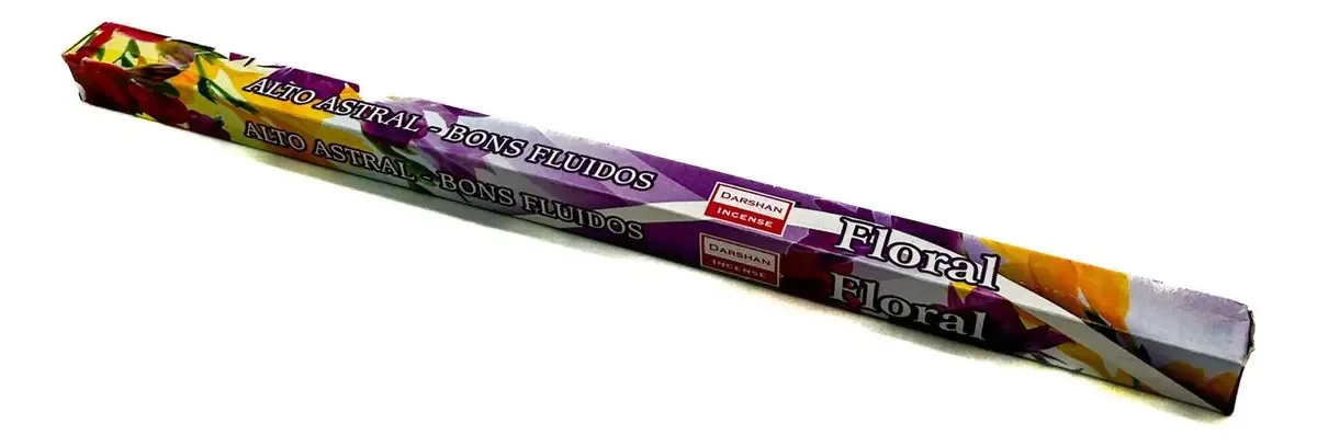 Kit 4 Incensos Darshan - Cada Caixa Com 8 Varetas Fragrância Floral