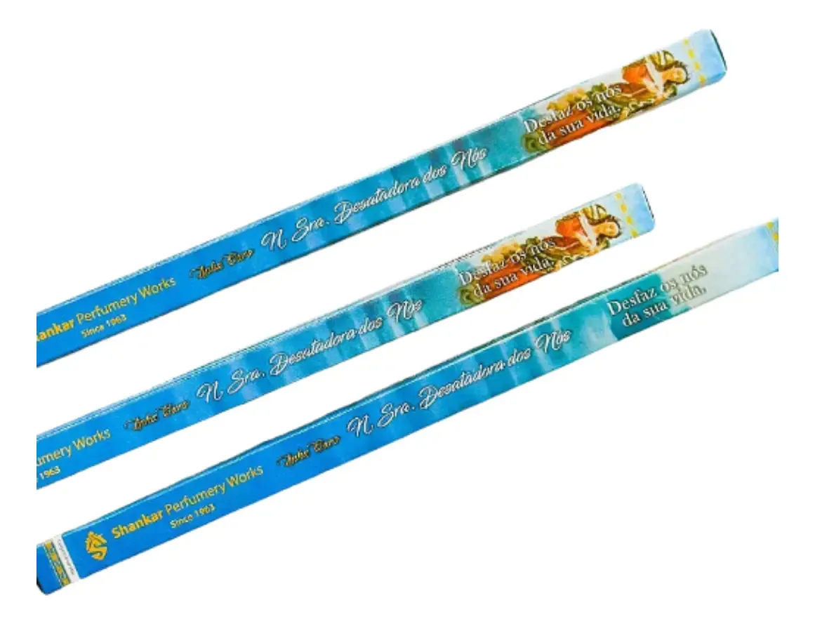 Incensos Indiano Shankar Linha Ouro Carvão Cx1 - Varetas 8 Fragrância Ns Desatadora