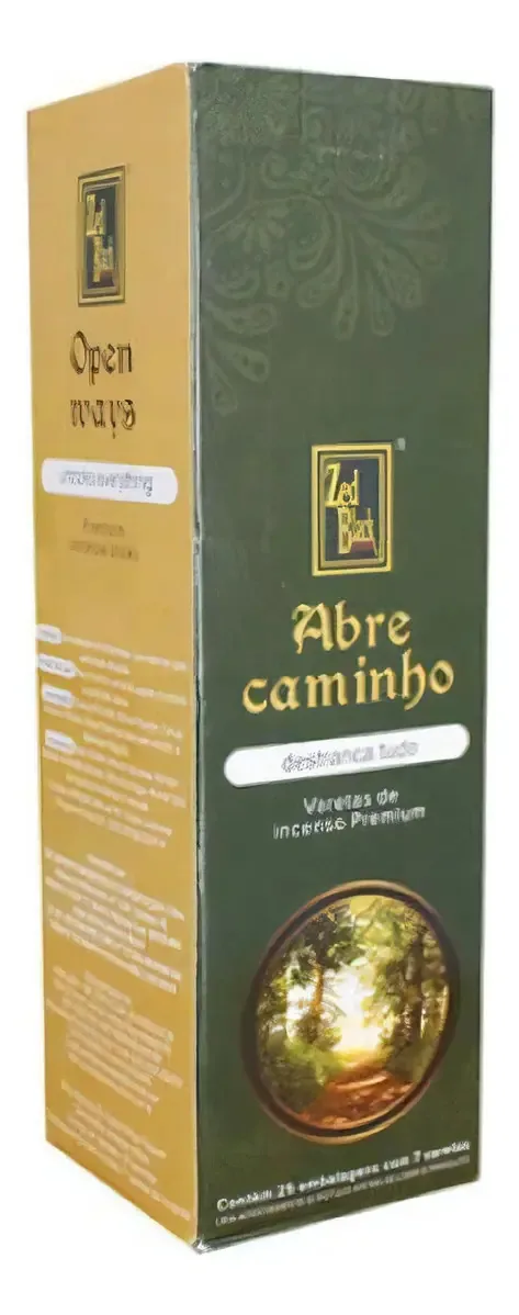 Caixa Incensos Zed Black C/ 25 Unidades - Abre Caminho
