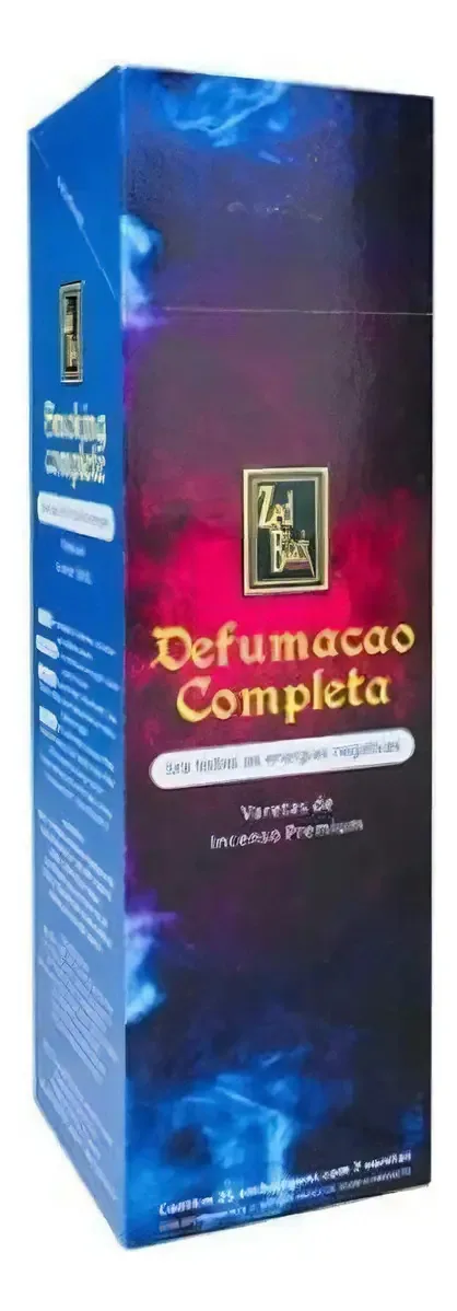 Caixa Incensos Indianos Zed Black Defumação Completacom 25un