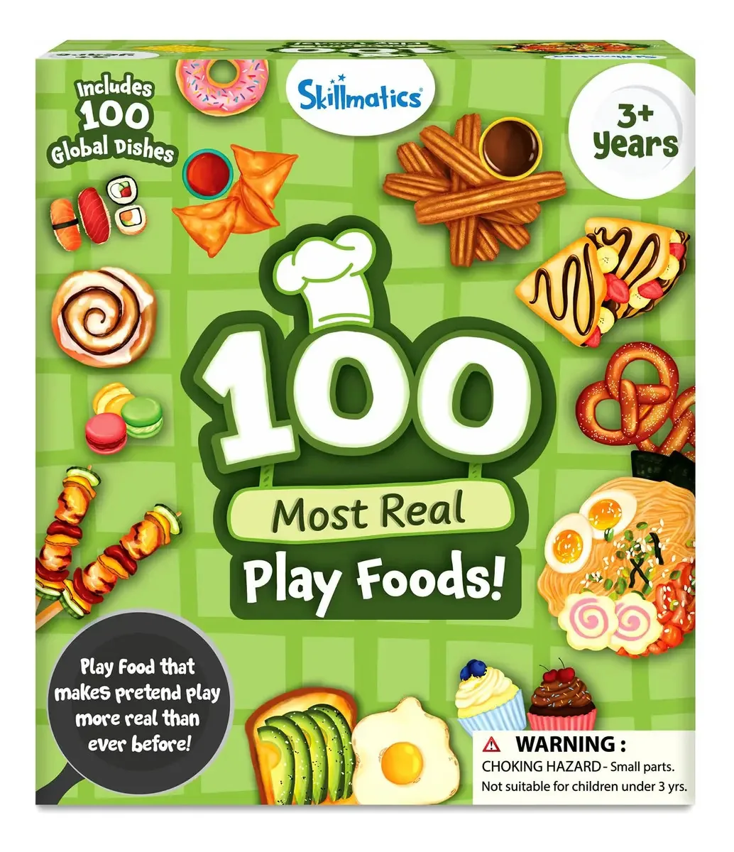 Jogo de simulação Skillmatics: 100 Foods Of