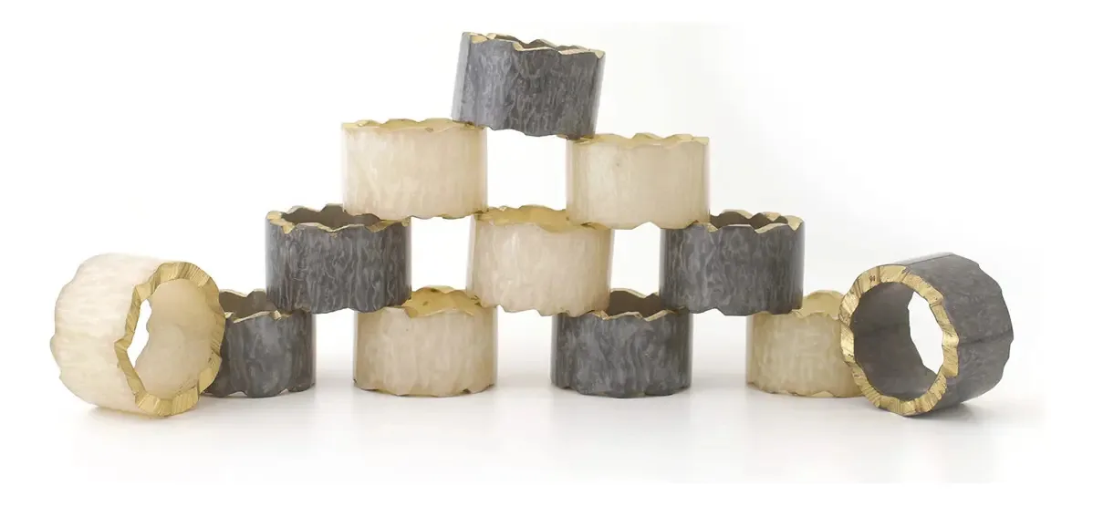 Porta-guardanapos, porta-guardanapos, conjunto de 12 porta-guardanapos, conjunto