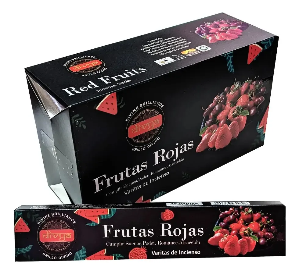 Incensos Premium Divya Line/Fragrância de Morango Premierhouz