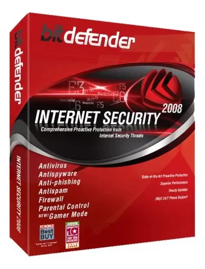 Bitdefender Internet Security 2008:2 anos/3 computadores