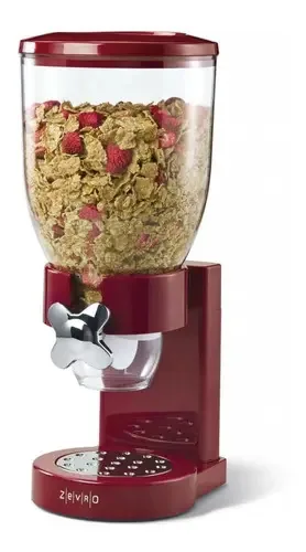 Dispensador simples de cereais Zevro Red Dispenser