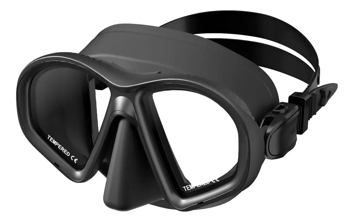 Óculos Mergulho Snorkel Lentes Uv Profissional Preto