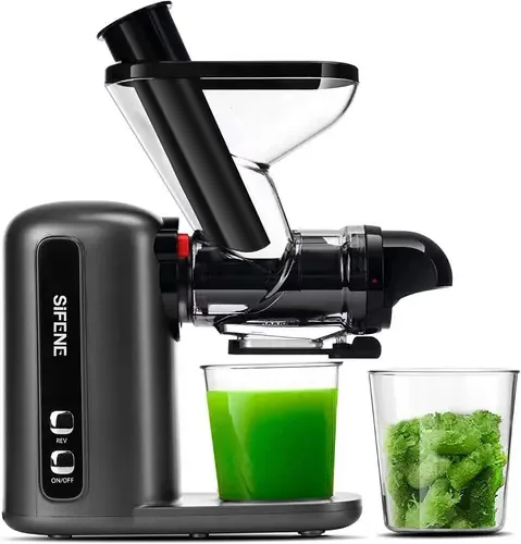 Espremedor de mascar lento para frutas e vegetais Sifene